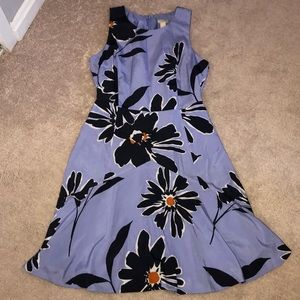 J Crew blue floral dress
